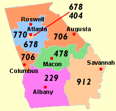 Clickable Map of Georgia