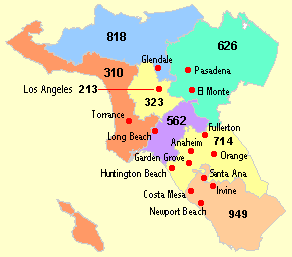 Clickable Map of L.A Area