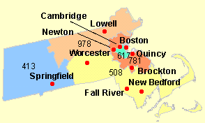 Clickable Map of Massachussettes