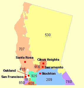 Clickable Map of Northern Califorania