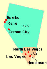 Clickable Map of Nevada