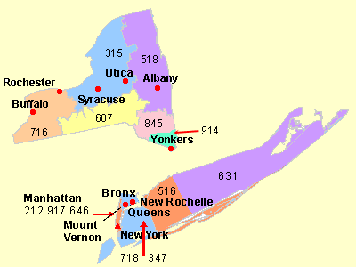 Clickable Map of New York