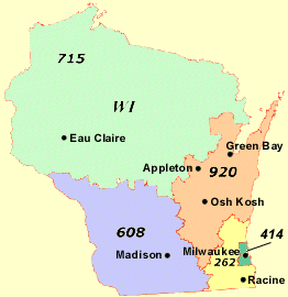 Clickable Map of Wisconsin